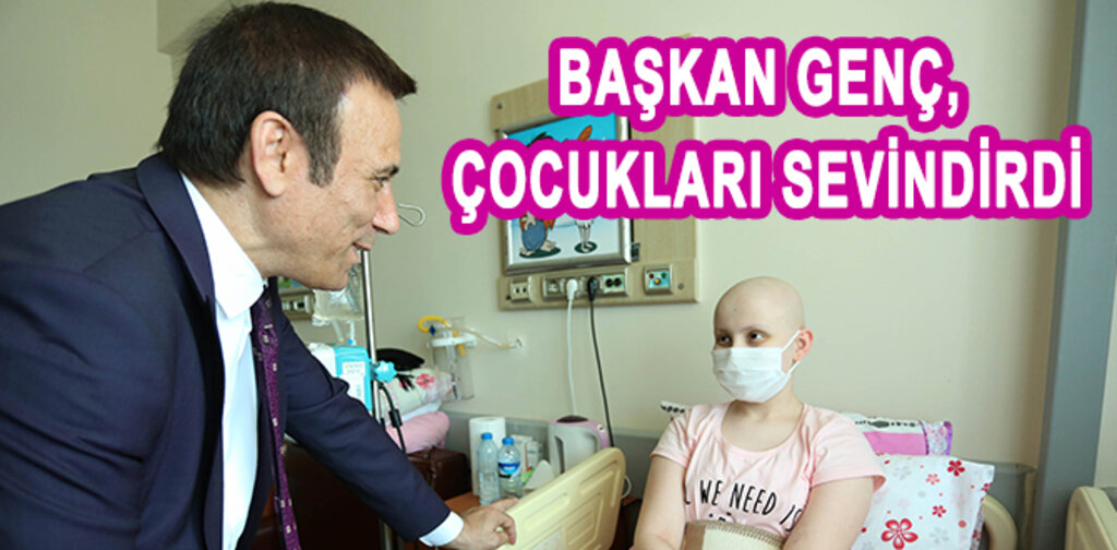 BAŞKAN GENÇ, ÇOCUKLARI SEVİNDİRDİ