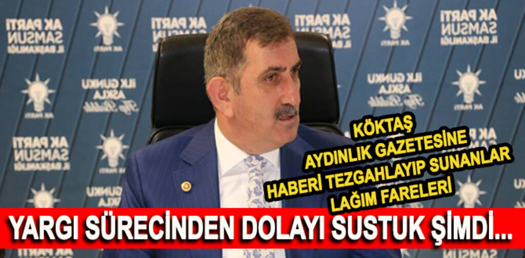 KÖKTAŞ, YARGI SÜRECİNDEN DOLAYI SUSTUK ŞİMDİ...