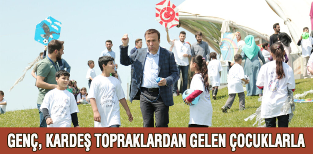 GENÇ, KARDEŞ TOPRAKLARDAN GELEN ÇOCUKLARLA