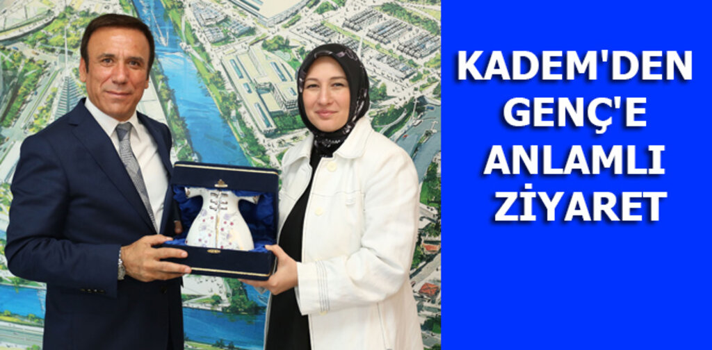 KADEM'DEN GENÇ'E ANLAMLI ZİYARET