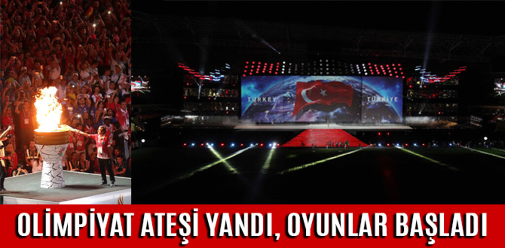 OLİMPİYAT ATEŞİ YANDI, OYUNLAR BAŞLADI