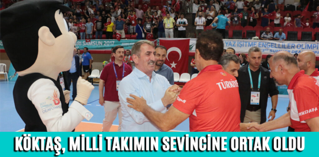 KÖKTAŞ, MİLLİ TAKIMIN SEVİNCİNE ORTAK OLDU