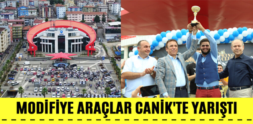 MODİFİYE ARAÇLAR CANİK'TE YARIŞTI