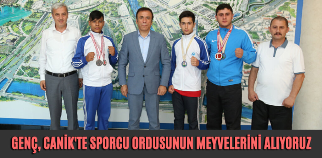 GENÇ, CANİK'TE SPORCU ORDUSUNUN MEYVELERİNİ ALIYORUZ