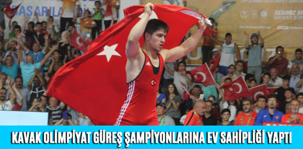 KAVAK OLİMPİYAT GÜREŞ ŞAMPİYONLARINA EV SAHİPLİĞİ YAPTI