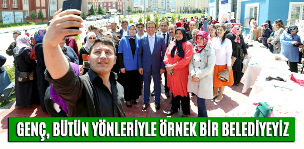 GENÇ, BÜTÜN YÖNLERİYLE ÖRNEK BİR BELEDİYEYİZ
