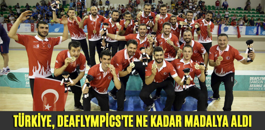 TÜRKİYE, DEAFLYMPİCS'TE NE KADAR MADALYA ALDI