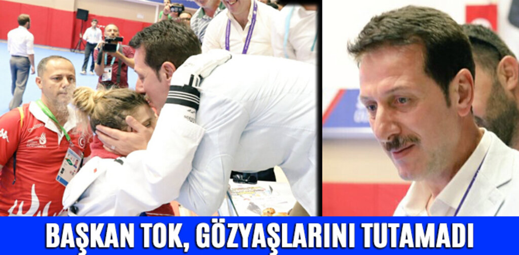 BAŞKAN TOK, GÖZYAŞLARINI TUTAMADI