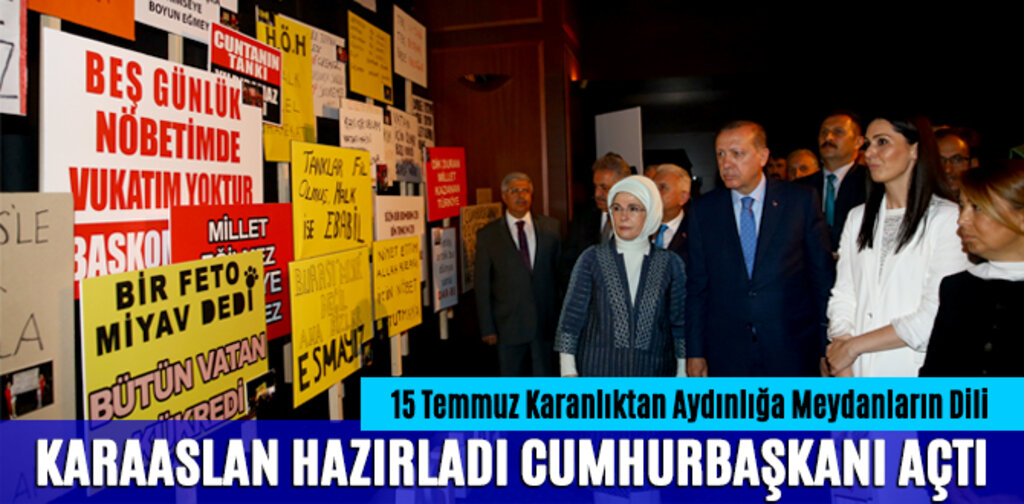 KARAASLAN HAZIRLADI CUMHURBAŞKANI AÇTI