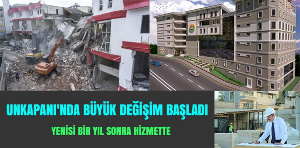 UNKAPANI'NDA BÜYÜK DEĞİŞİM BAŞLADI