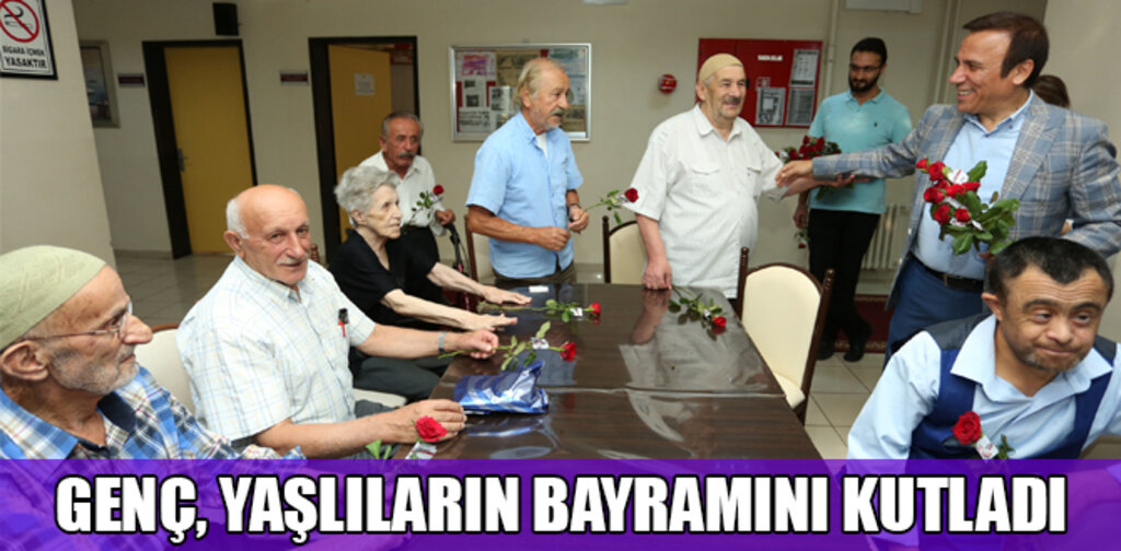 GENÇ, YAŞLILARIN BAYRAMINI KUTLADI