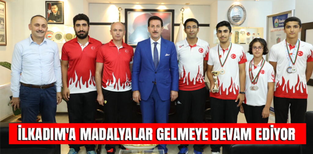 İLKADIM'A MADALYALAR GELMEYE DEVAM EDİYOR