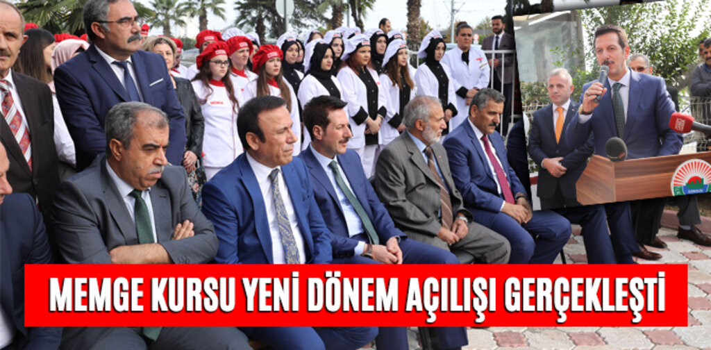 MEMGE KURSU YENİ DÖNEM AÇILIŞI GERÇEKLEŞTİ