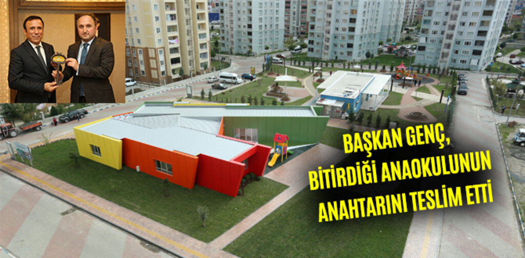 GENÇ, BİTİRDİĞİ ANAOKULUNUN ANAHTARINI TESLİM ETTİ