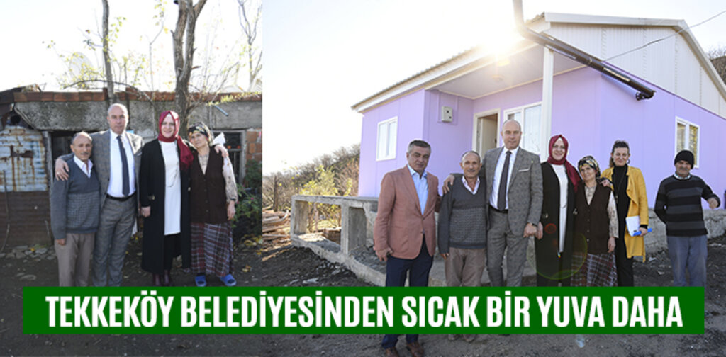 TEKKEKÖY BELEDİYESİNDEN SICAK BİR YUVA DAHA