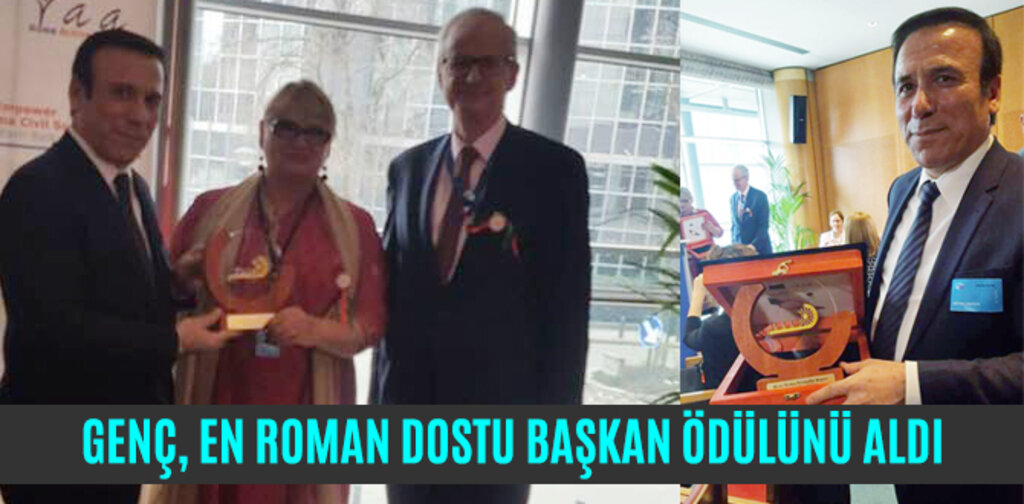 GENÇ, EN ROMAN DOSTU BAŞKAN ÖDÜLÜNÜ ALDI