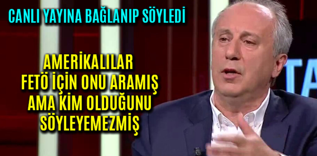 AMERİKALILAR FETÖ İÇİN ONU ARAMIŞ AMA KİM OLDUĞUNU SÖYLEYEMEZMİŞ