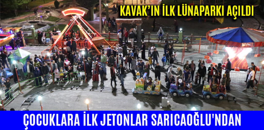 ÇOCUKLARA İLK JETONLAR SARICAOĞLU'NDAN