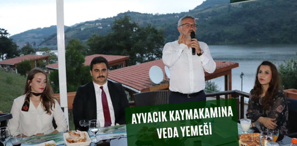 AYVACIK KAYMAKAMINA VEDA YEMEĞİ