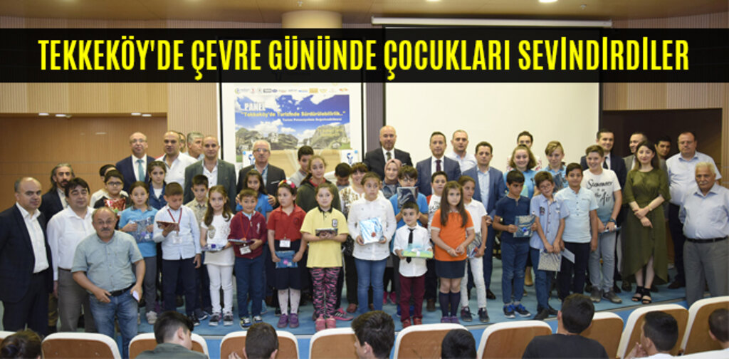 TEKKEKÖY'DE ÇEVRE GÜNÜNDE ÇOCUKLARI SEVİNDİRDİLER