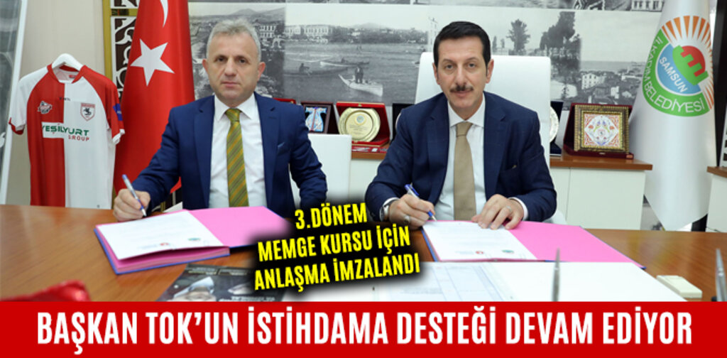 BAŞKAN TOK’UN İSTİHDAMA DESTEĞİ DEVAM EDİYOR