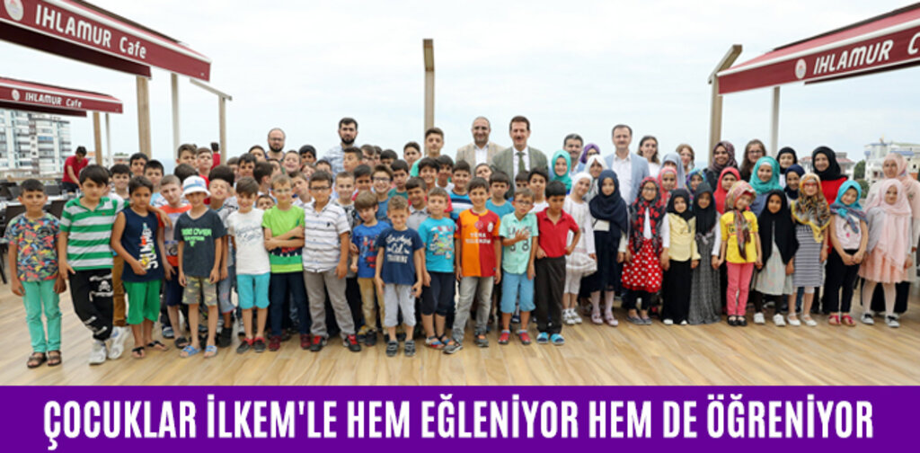 ÇOCUKLAR İLKEM'LE HEM EĞLENİYOR HEM DE ÖĞRENİYOR