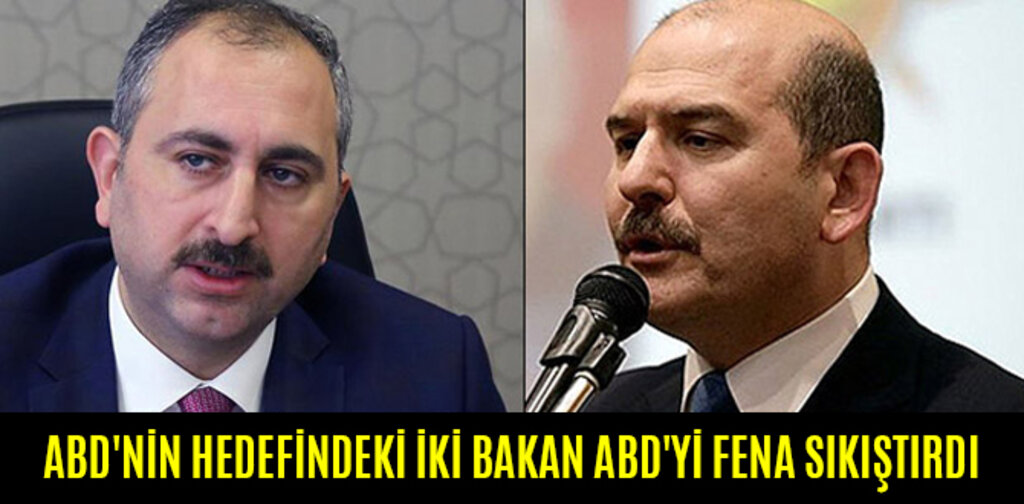 ABD'NİN HEDEFİNDEKİ İKİ BAKAN ABD'Yİ FENA SIKIŞTIRDI