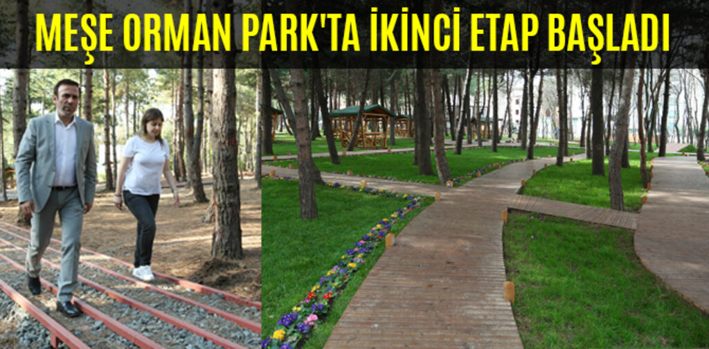 MEŞE ORMAN PARK'TA İKİNCİ ETAP BAŞLADI