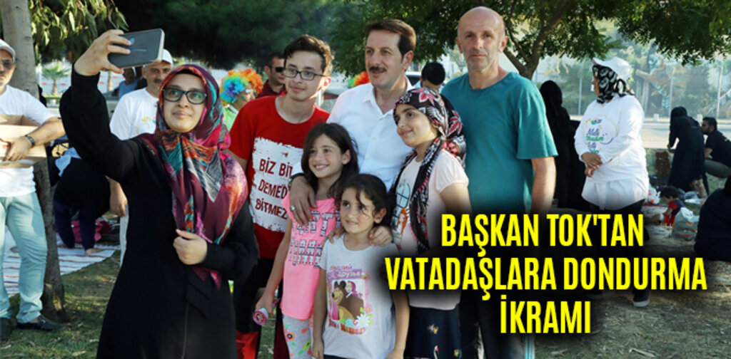 BAŞKAN TOK'TAN VATADAŞLARA DONDURMA