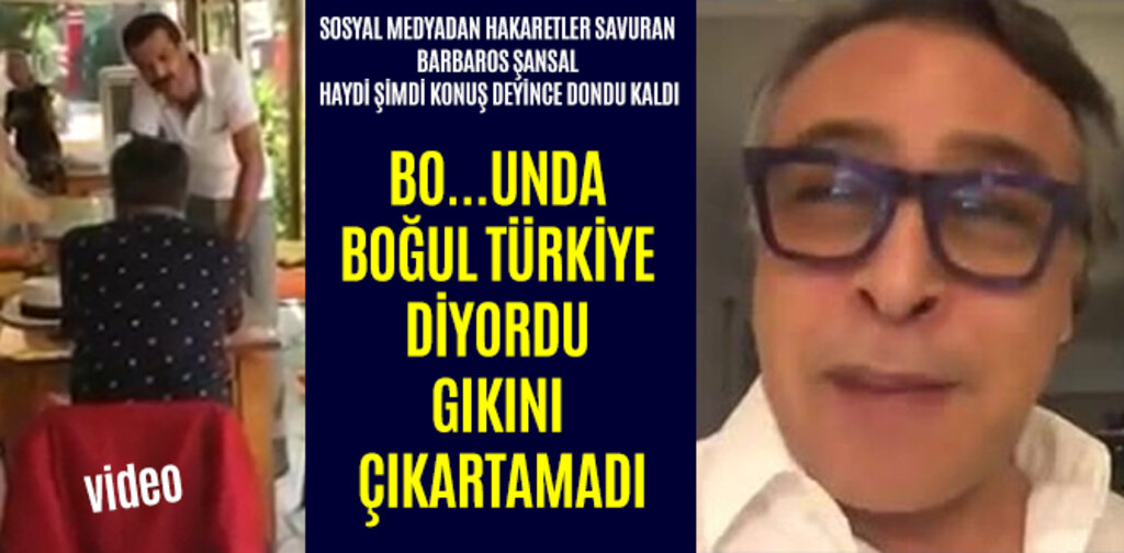 BO...UNDA BOĞUL TÜRKİYE DİYORDU GIKINI ÇIKARTAMADI