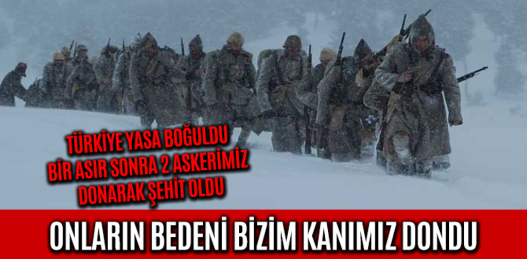 ONLARIN BEDENİ BİZİM KANIMIZ DONDU