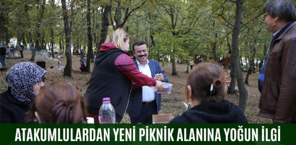 ATAKUMLULARDAN YENİ PİKNİK ALANINA YOĞUN İLGİ