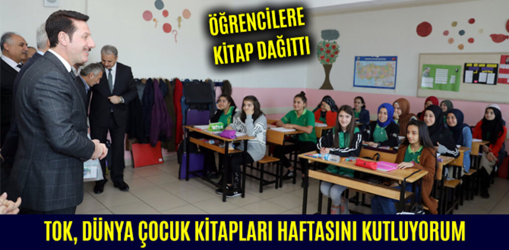TOK, DÜNYA ÇOCUK KİTAPLARI HAFTASINI KUTLUYORUM
