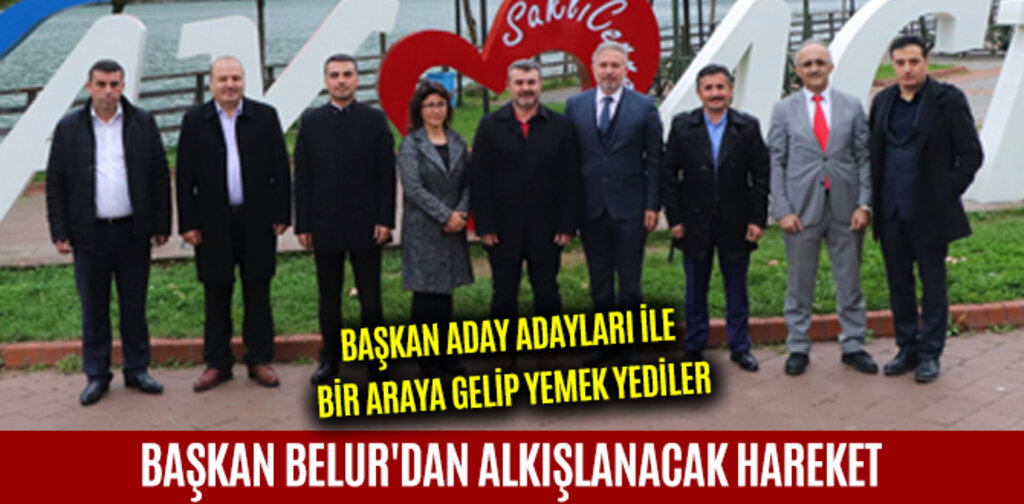BAŞKAN BELUR'DAN ALKIŞLANACAK HAREKET