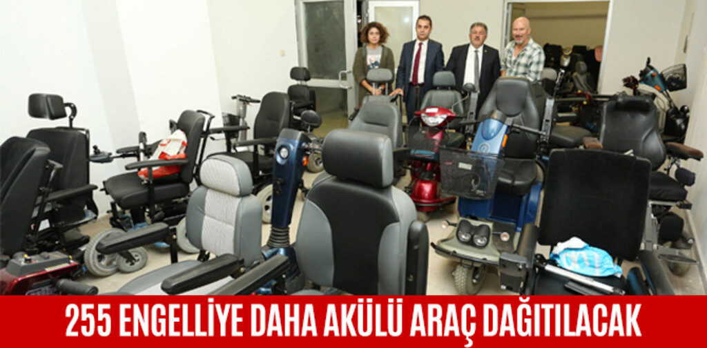 255 ENGELLİYE DAHA AKÜLÜ ARAÇ DAĞITILACAK