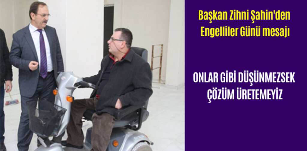 BAŞKAN ŞAHİN, ONLAR GİBİ DÜŞÜNMEZSEK ÇÖZÜM ÜRETEMEYİZ