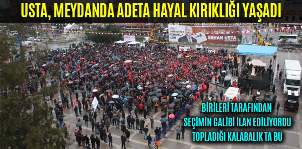USTA, MEYDANDA ADETA HAYAL KIRIKLIĞI YAŞADI