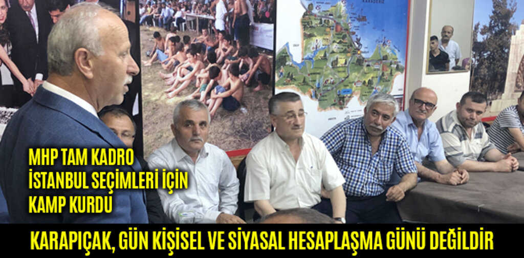 KARAPIÇAK, GÜN KİŞİSEL VE SİYASAL HESAPLAŞMA GÜNÜ DEĞİLDİR