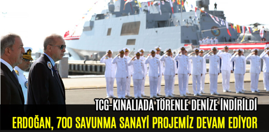 ERDOĞAN, 700 SAVUNMA SANAYİ PROJEMİZ DEVAM EDİYOR