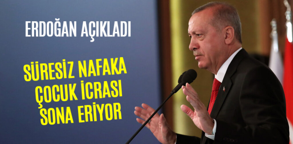 SÜRESİZ NAFAKA VE ÇOCUK İCRASI SONA ERİYOR