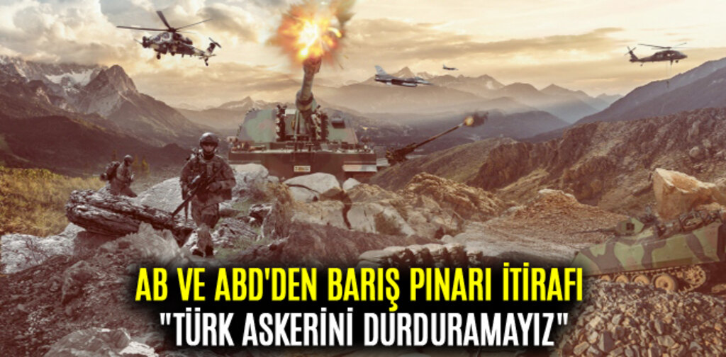 AB VE ABD'DEN BARIŞ PINARI İTİRAFI