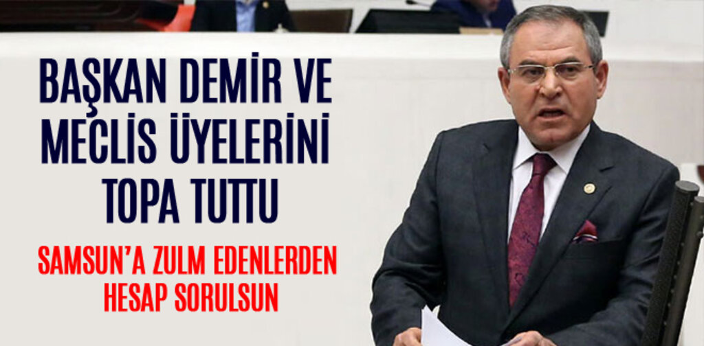 ZEYBEK, BAŞKAN DEMİR VE MECLİS ÜYELERİNİ TOPA TUTTU