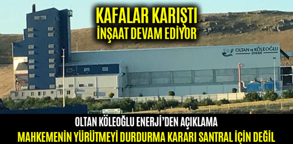 ÇARŞAMBA BİYOKÜTLE ENERJİ SANTRALİ İNŞAATI DEVAM EDİYOR