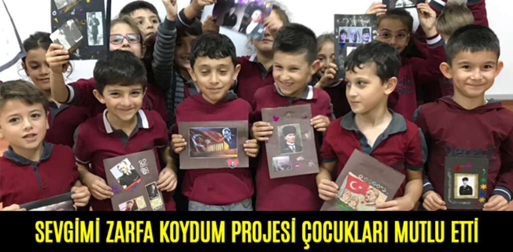 SEVGİMİ ZARFA KOYDUM PROJESİ ÇOCUKLARI MUTLU ETTİ