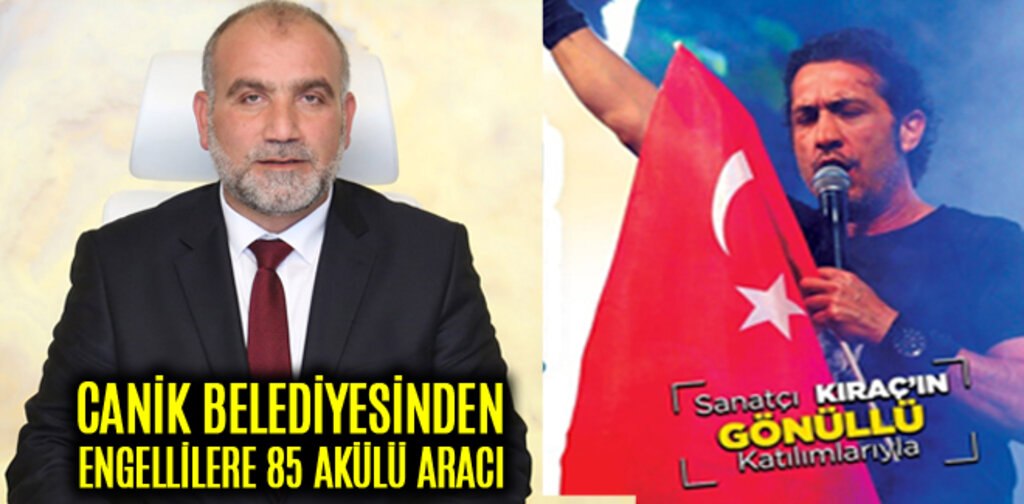 CANİK BELEDİYESİNDEN ENGELLİLERE 85 AKÜLÜ ARACI