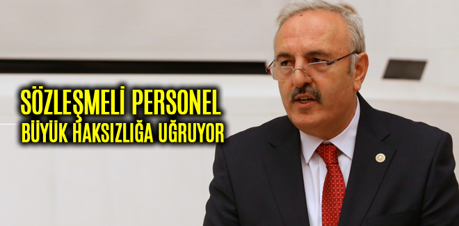 BEDRİ YAŞAR, SÖZLEŞMELİ PERSONEL BÜYÜK HAKSIZLIĞA UĞRUYOR