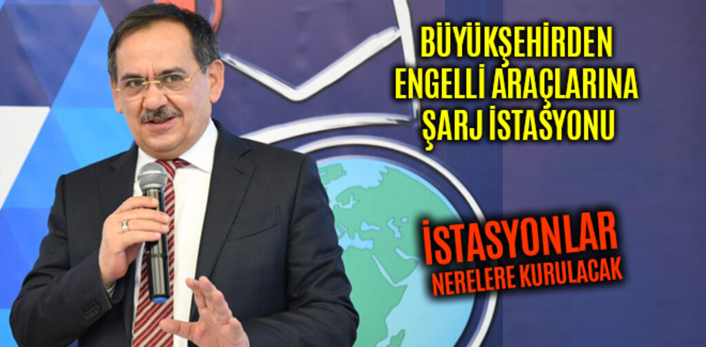 BÜYÜKŞEHİRDEN ENGELLİ ARAÇLARINA ŞARJ İSTASYONU