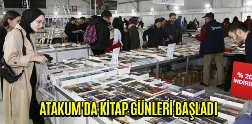 ATAKUM'DA KİTAP GÜNLERİ BAŞLADI