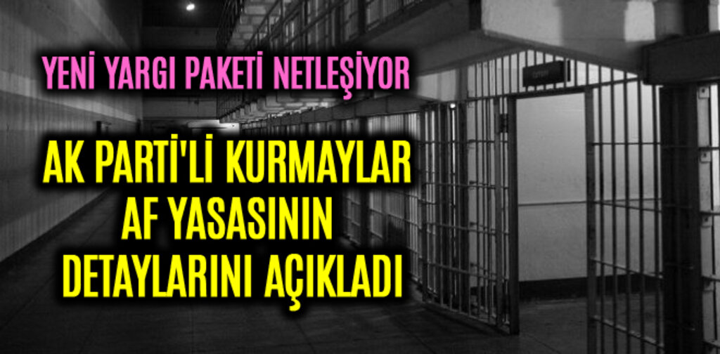 AK PARTİ'Lİ KURMAYLAR AF YASASININ DETAYLARINI AÇIKLADI