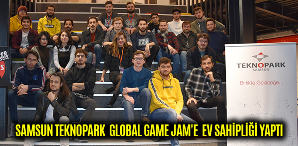 SAMSUN TEKNOPARK GLOBAL GAME JAM'E EV SAHİPLİĞİ YAPTI